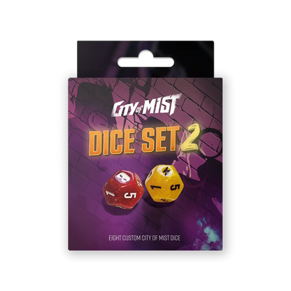 Local Legends Dice — 8 Custom City of Mist DoubleSix Dice