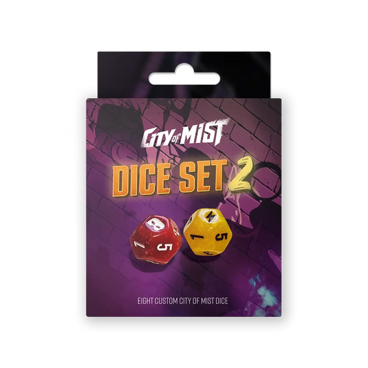 Local Legends Dice — 8 Custom City of Mist DoubleSix Dice