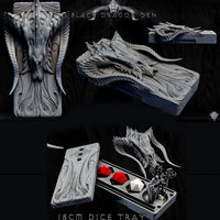 Black Dragon Dice Tray
