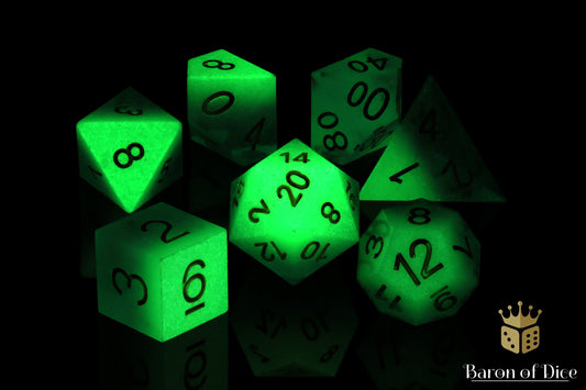 Blue Water Sharp Edge RPG Dice Set | 7 Pieces