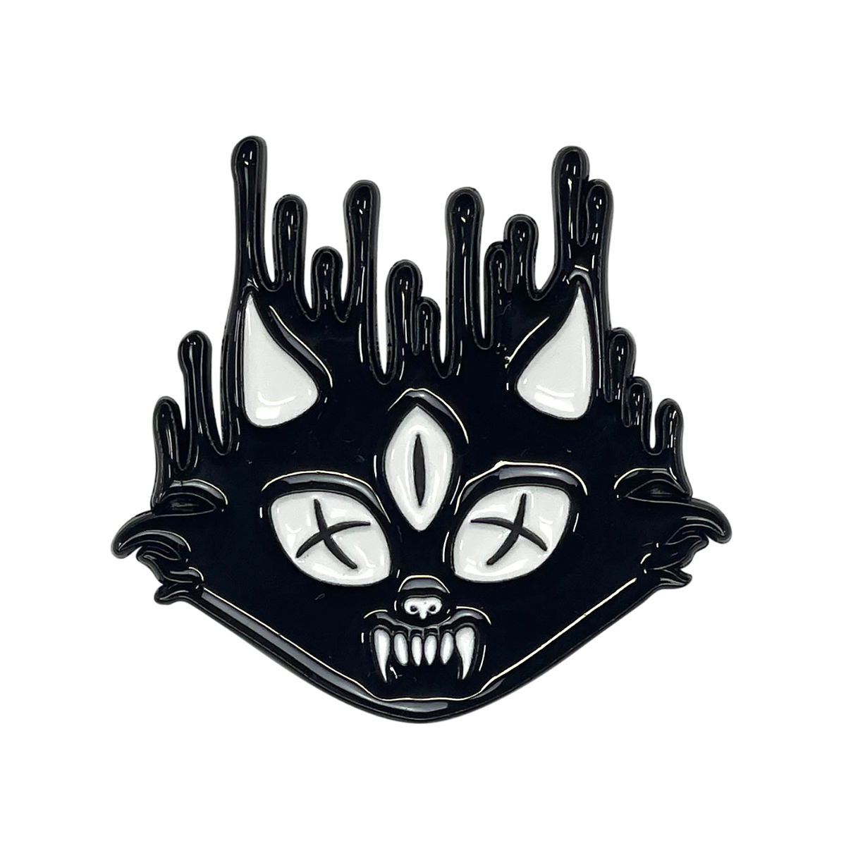 Doom - Melting Cat Enamel Pin