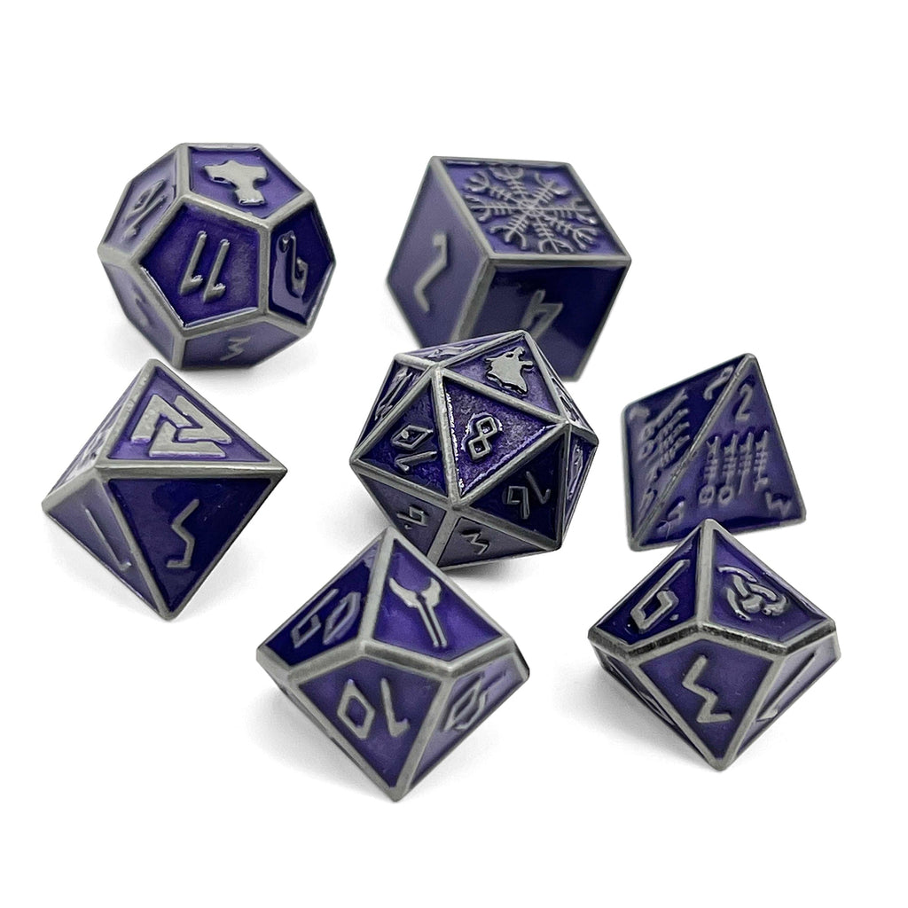 Doppelgänger - Norse Themed Metal Dice Set