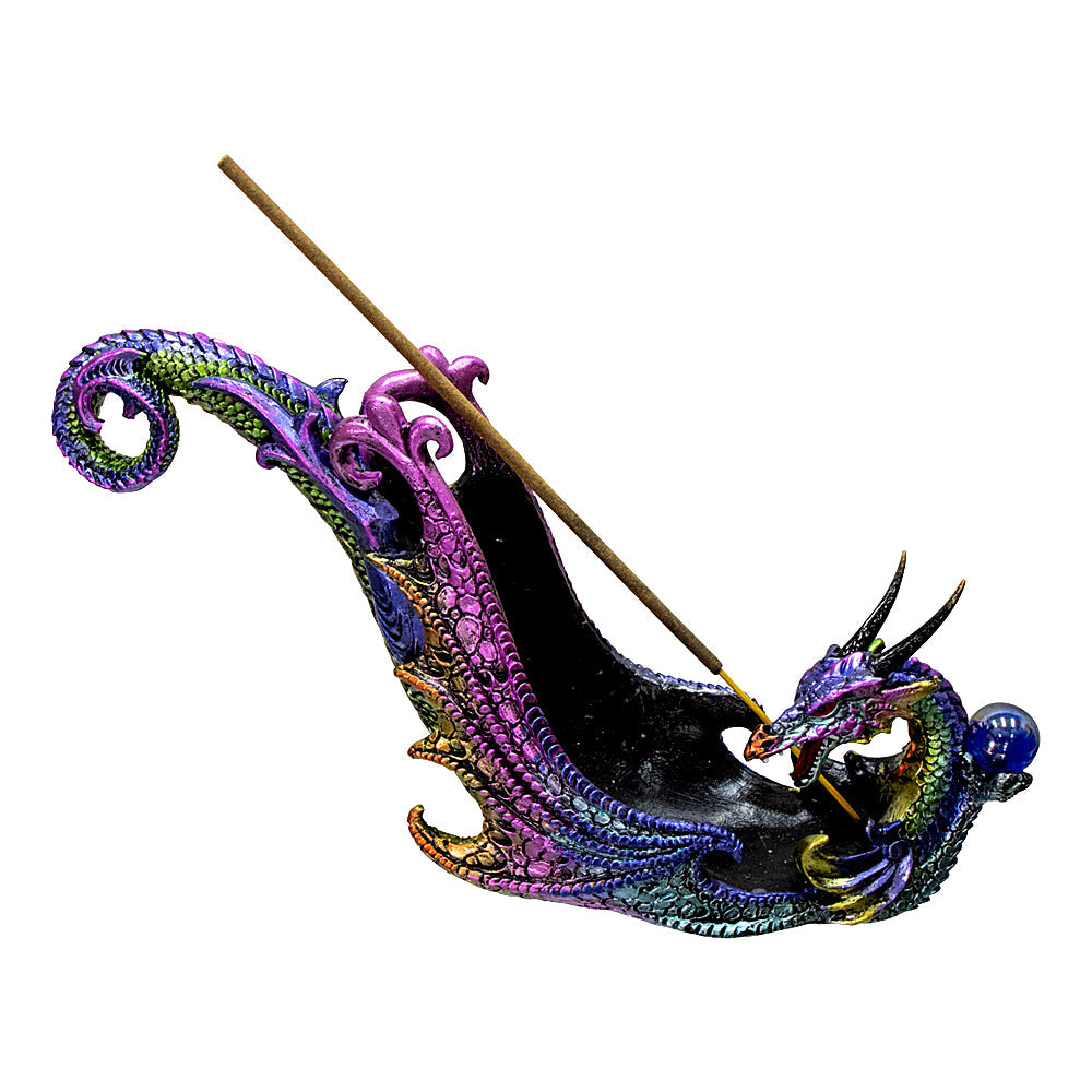 Dragon Incense Burner with Sphere