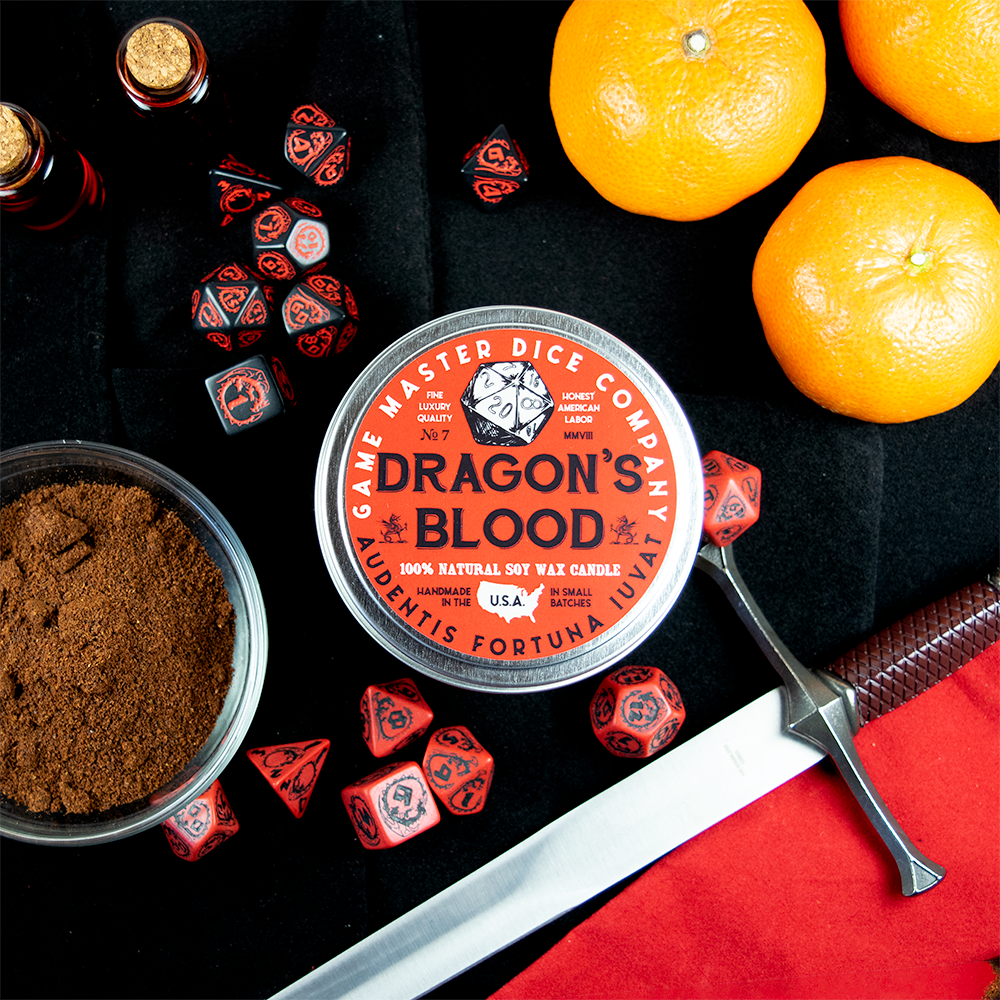 Dragon's Blood Gaming Candle