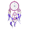 Dreamcatcher Beaded Purple w/Pink Feathers