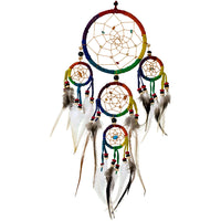 Dreamcatcher Leather Rainbow
