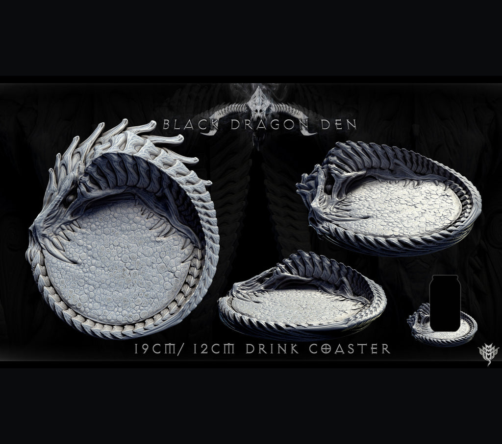 Black Dragon Coasters
