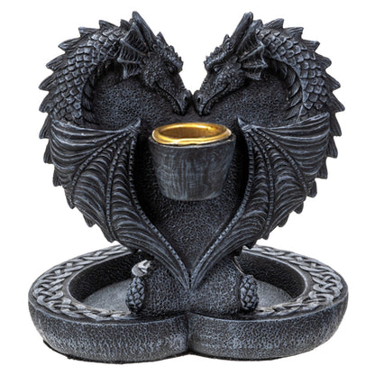 Dual Dragon's Heart Backflow Incense Burner