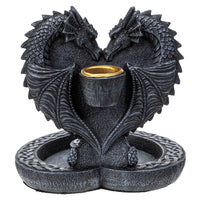Dual Dragon's Heart Backflow Incense Burner