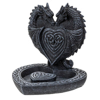 Dual Dragon's Heart Backflow Incense Burner