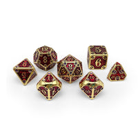 Dungeon Delve - Blood Oath 7 Piece RPG set Alloy Metal Dice