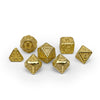 Dungeon Delve - Enchanted Parchment 7 Piece RPG set Alloy Metal Dice