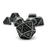 Dungeon Delve - Shadow Knight 7 Piece RPG set Alloy Metal Dice