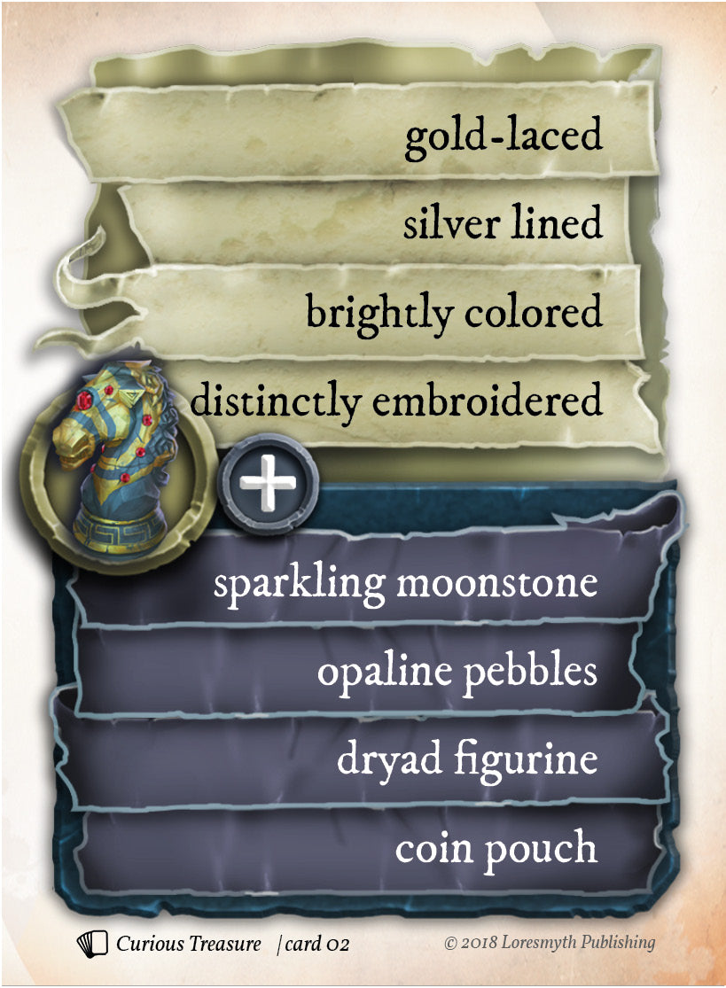 Dungeon Discoveries: Curious Treasure Card Deck