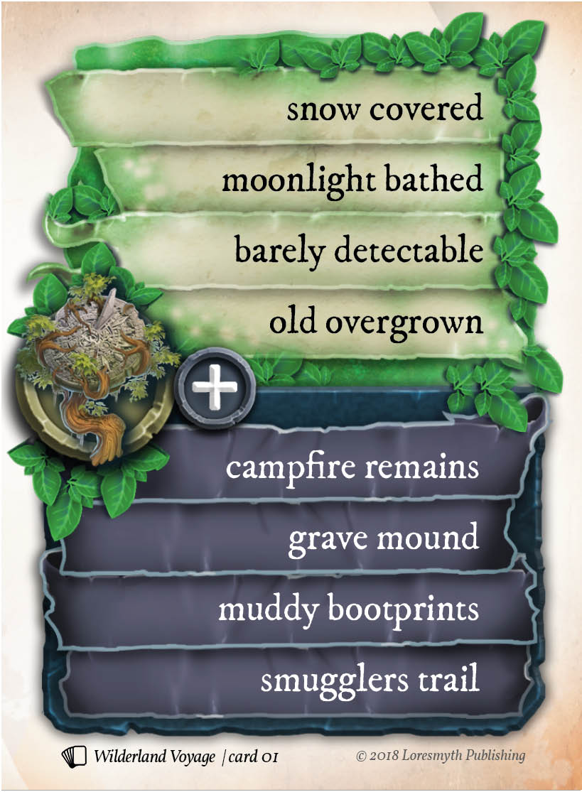Dungeon Discoveries: Wilderland Voyage Card Deck