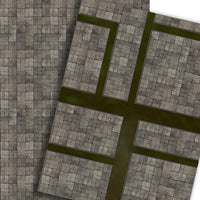 RatMat Battle Map Laminated Stone Floor (2 sheets)