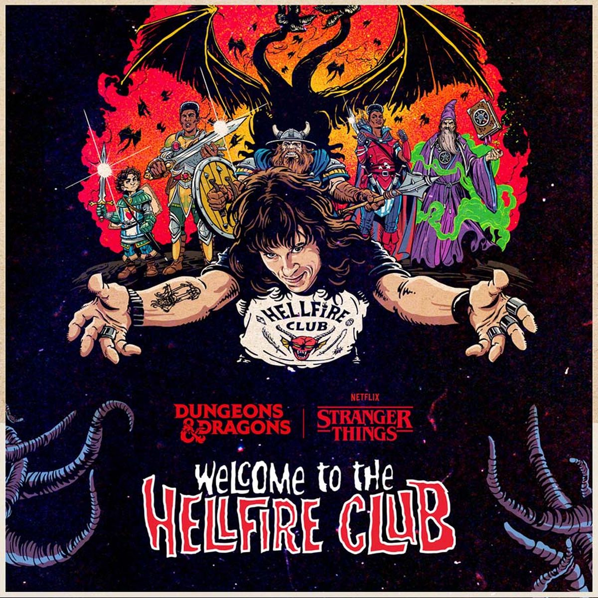 D&D Stranger Things: Hellfire Club Starter Set - Complete RPG Kit