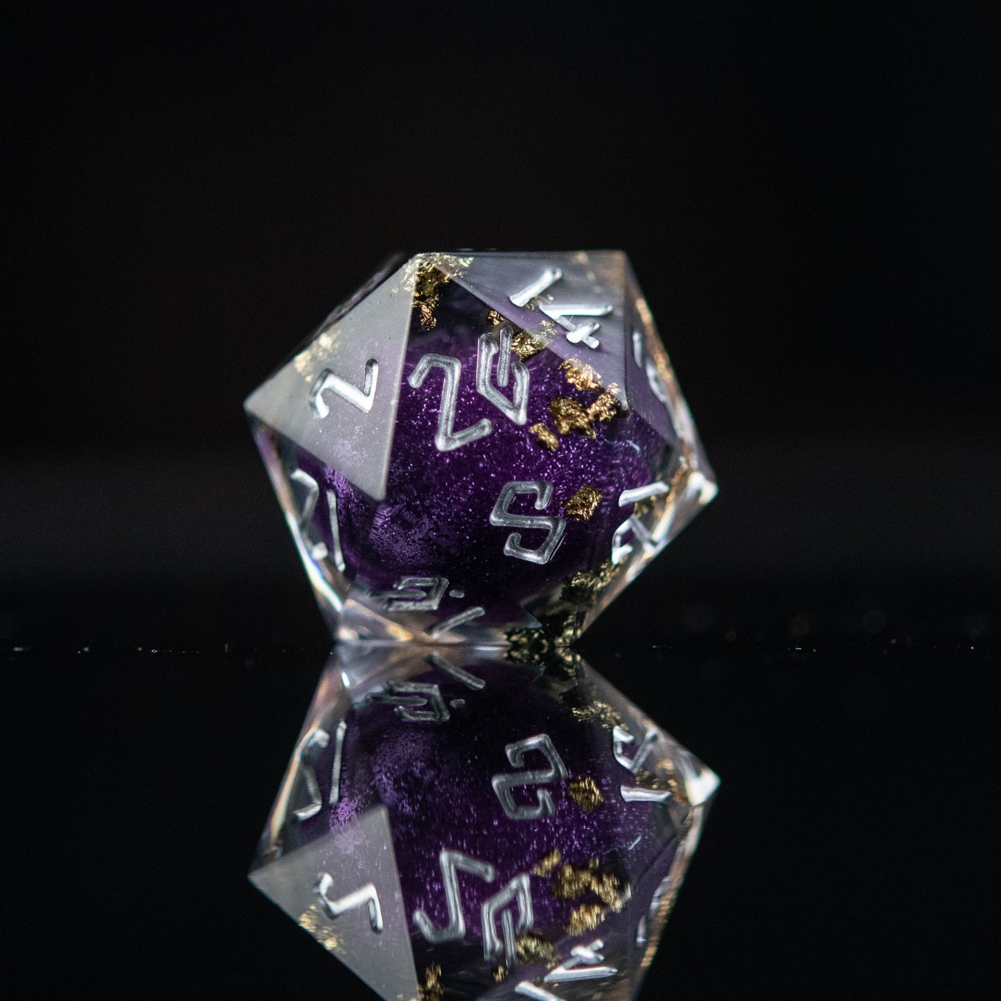 Royal Guard Liquid Core Dice Set – 7-Piece Polyhedral RPG Dice