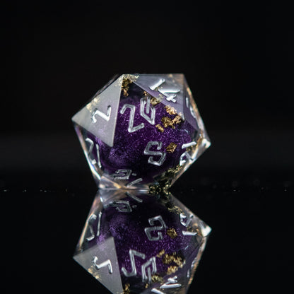 Royal Guard Liquid Core Dice Set – 7-Piece Polyhedral RPG Dice
