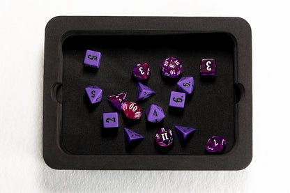 Epic Character Class Dice Set: The Wizard – 16-Piece Resin Dice in Rolling Tray Tin