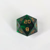 Tri Color RPG Dice Set - Maroon Gold Silver Dagger 8pc Dice