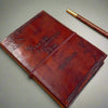 Emily Dickinson Refillable Leather Journal - "Forever Is Composed Of Now"
