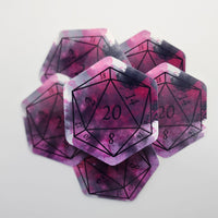 Enchanting Rakshasa Nat 20 D20 Sticker