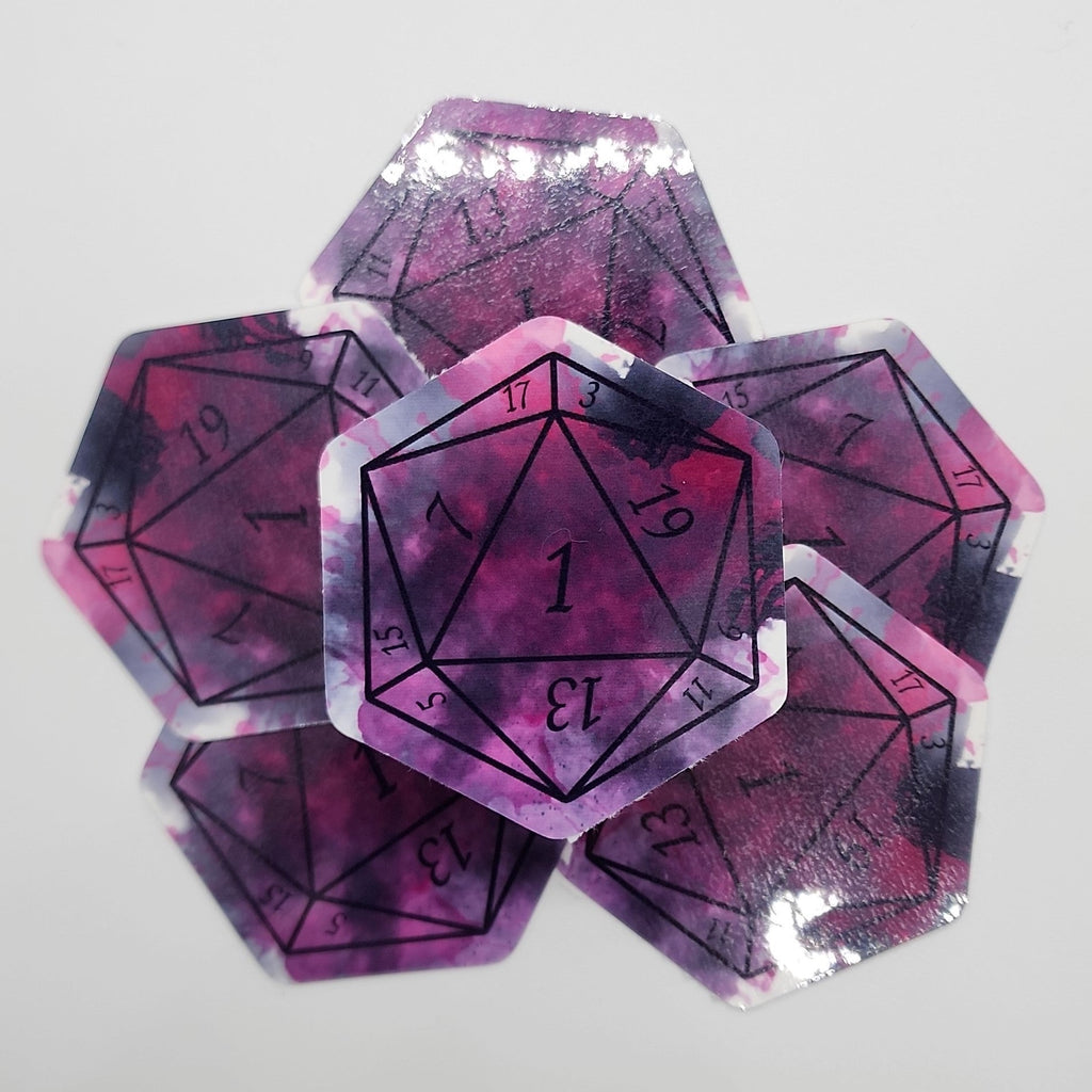 Enchanting Rakshasa Nat 1 D20 Sticker