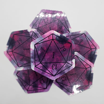 Enchanting Rakshasa Nat 1 D20 Sticker
