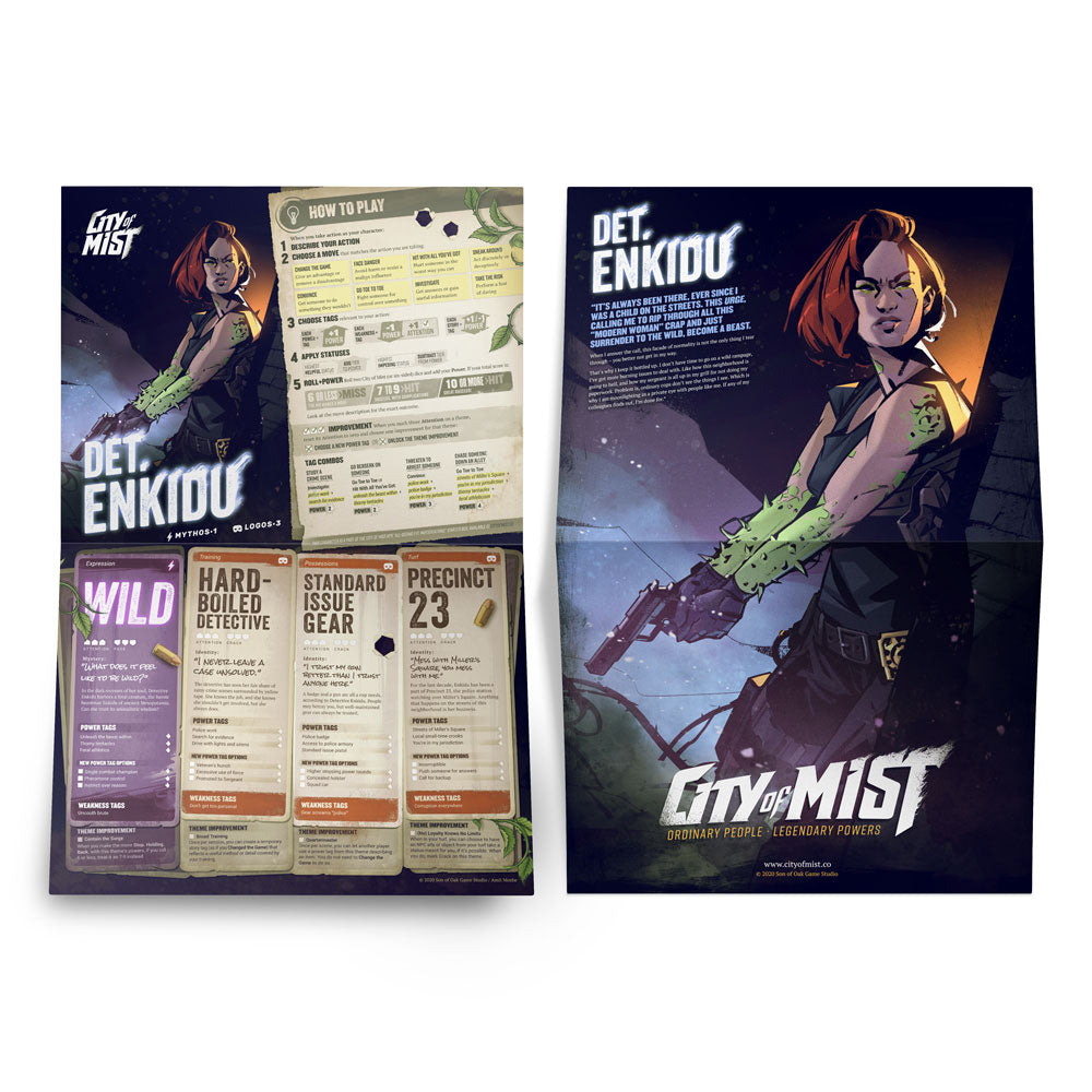 City of Mist Starter Box — Learn-to-Play Tabletop RPG Set