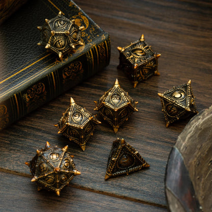Everwatch Bronze Metal DND Dice Set