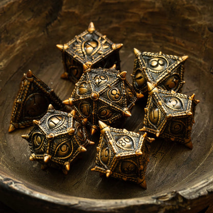 Everwatch Bronze Metal DND Dice Set