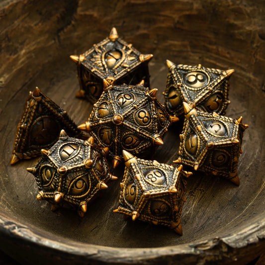 Everwatch Bronze Metal DND Dice Set