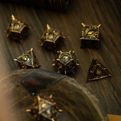 Everwatch Bronze Metal DND Dice Set