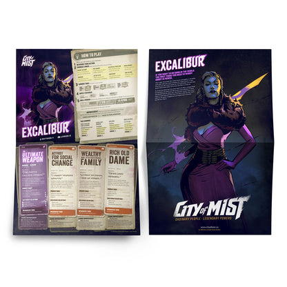 City of Mist Character Folio Pack — 14 Pregen Character Folios