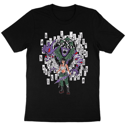 Exile – Cursed Spirit & Woman Warrior Occult Dark Fantasy T-Shirt