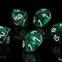 Counter - Green and Black D10