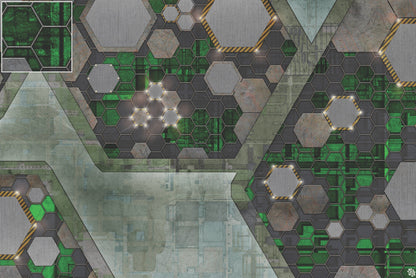 Mats by Mars: Quinfinity Jade Tabletop Wargaming Play Mat