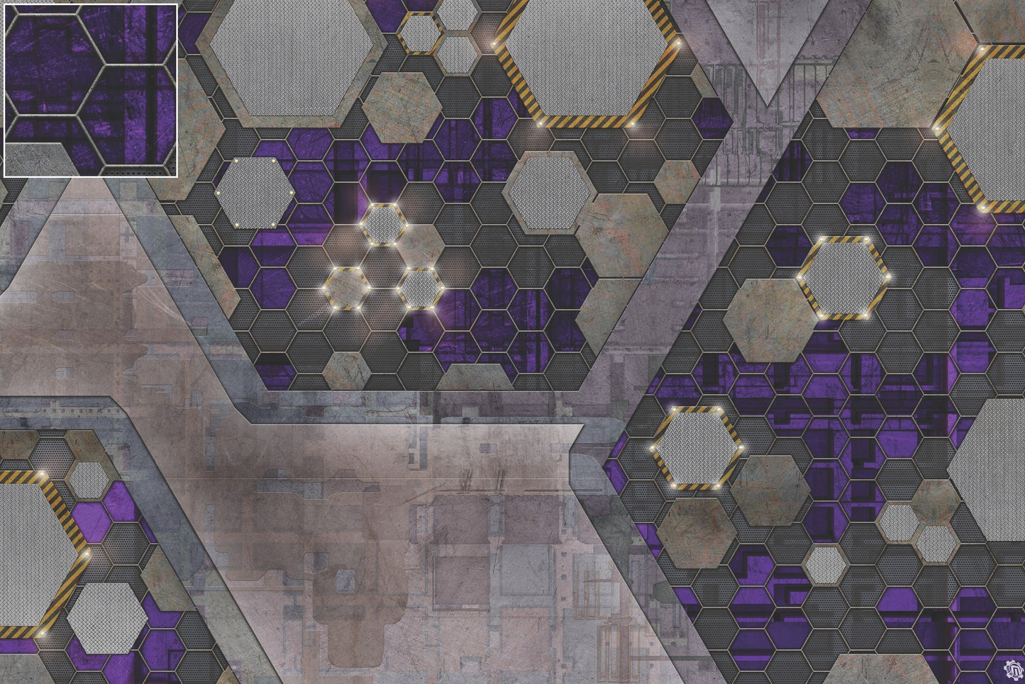 Mats by Mars: Quinfinity Amethyst Tabletop Wargaming Play Mat