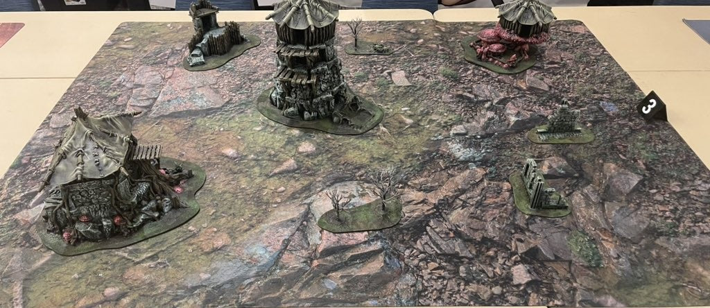 Rocky Highlands | Neoprene Battle Mat with Bag | Baron of Dice