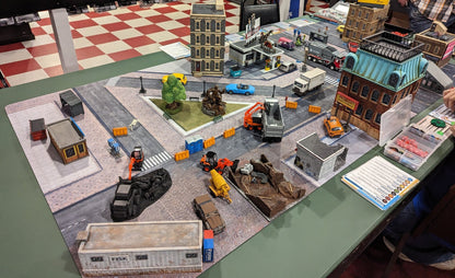 Modern City 2 Neoprene Battle Mat – Urban Wargaming & RPG Play Mat
