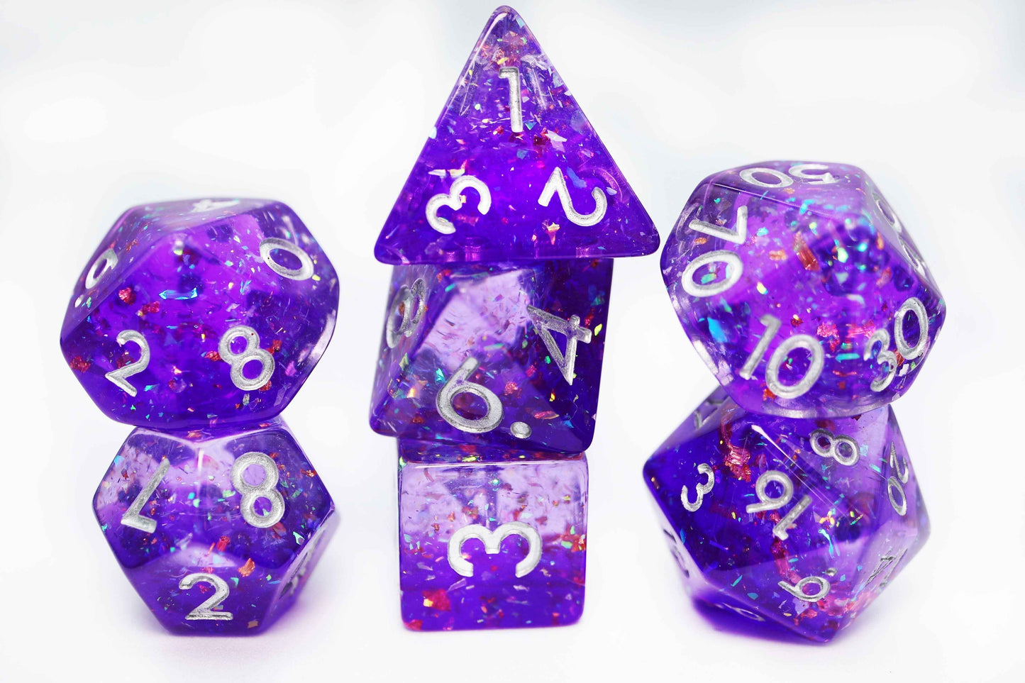 It's A Parade! RPG Dice Set | 7-Piece Polyhedral Dice for TTRPGs
