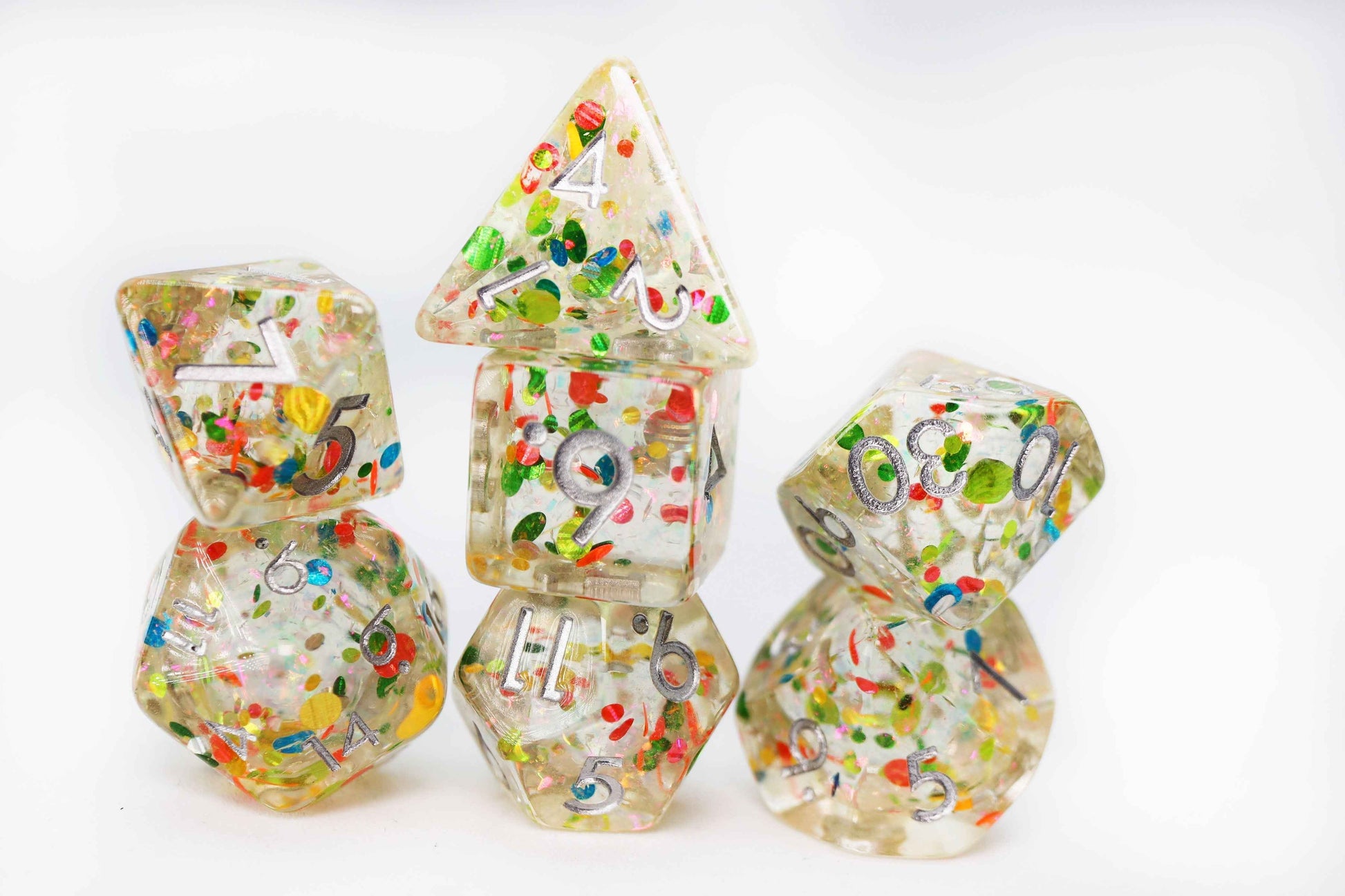 It's A Party! RPG Dice Set | 7-Piece Polyhedral Dice for TTRPGs
