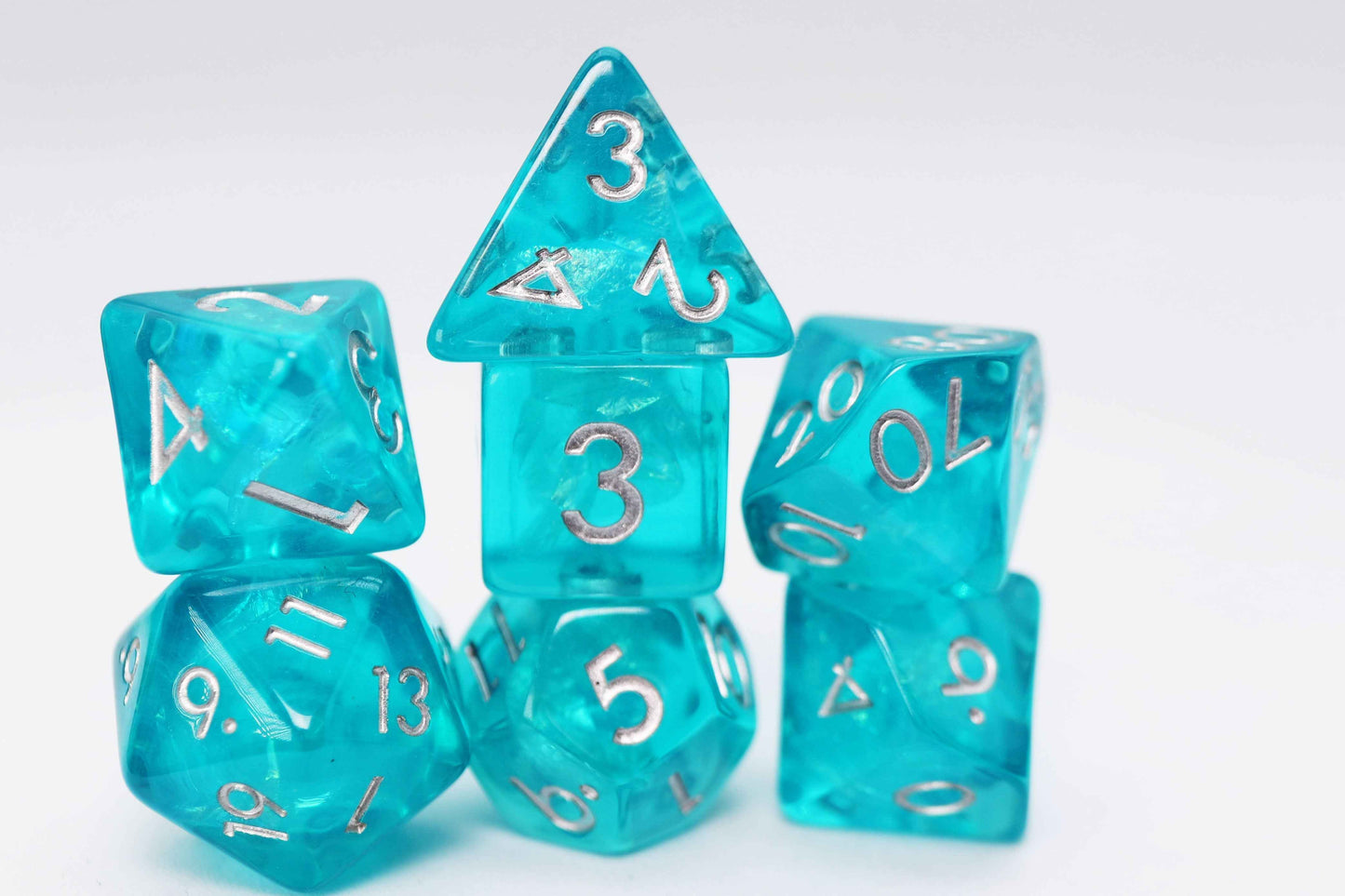 Nucleation RPG Dice Set | 7-Piece Polyhedral Dice for TTRPGs