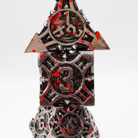 Quiver of Arrows: Vampiric Arrow - Metal RPG Dice Set
