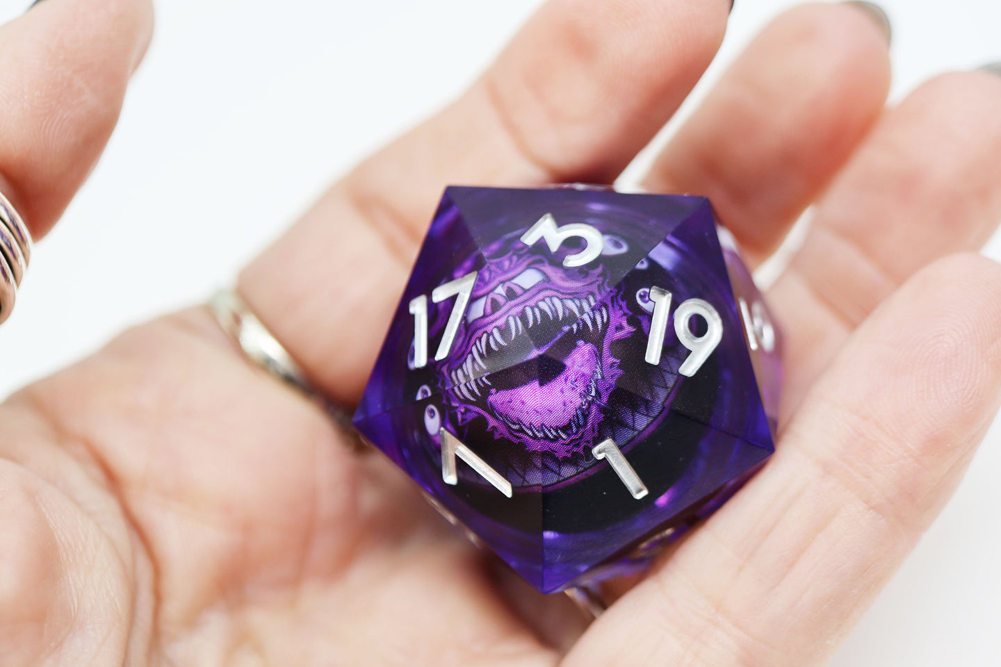 Sharp Edge 35mm Shifting Sphere D20 - Giant Jumbo Resin Dice