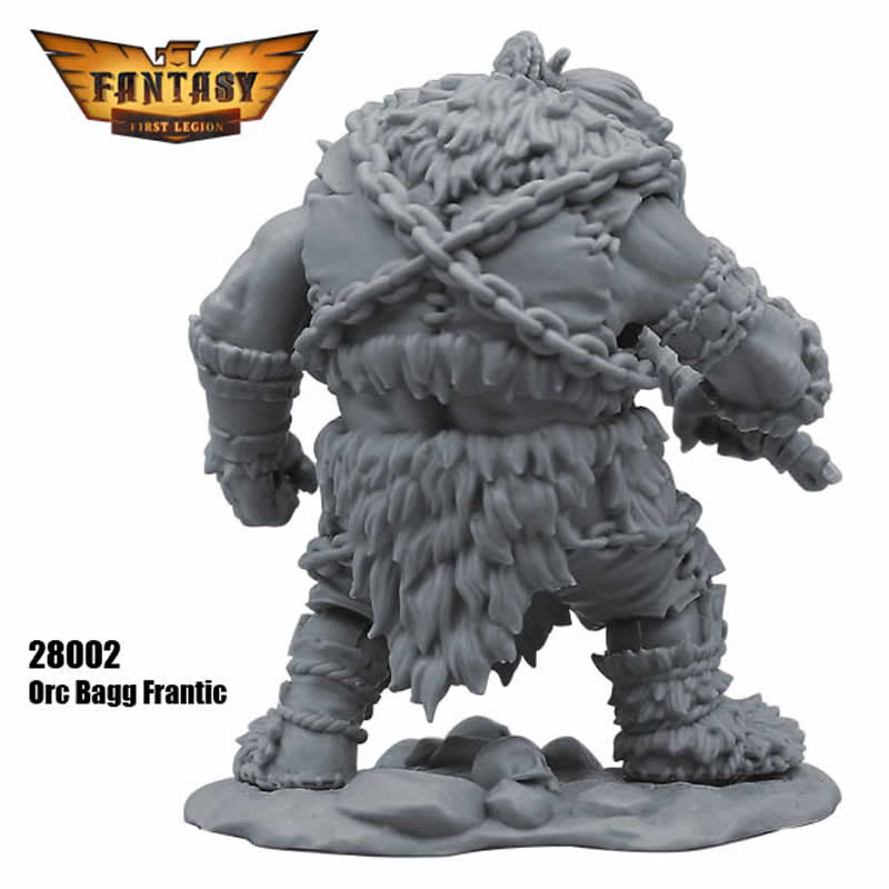 FLM28002 Orc Bagg Frantic Figure Kit 28mm Heroic Scale Miniature Unpainted