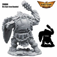 FLM28004 Orc Garr Iron Handed Figure Kit 28mm Heroic Scale Miniature Unpainted