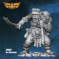 FLM28007 Orc Mercenary Figure Kit 28mm Heroic Scale Miniature Unpainted