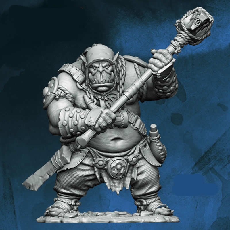 FLM28008 Orc Marauder Figure Kit 28mm Heroic Scale Miniature Unpainted